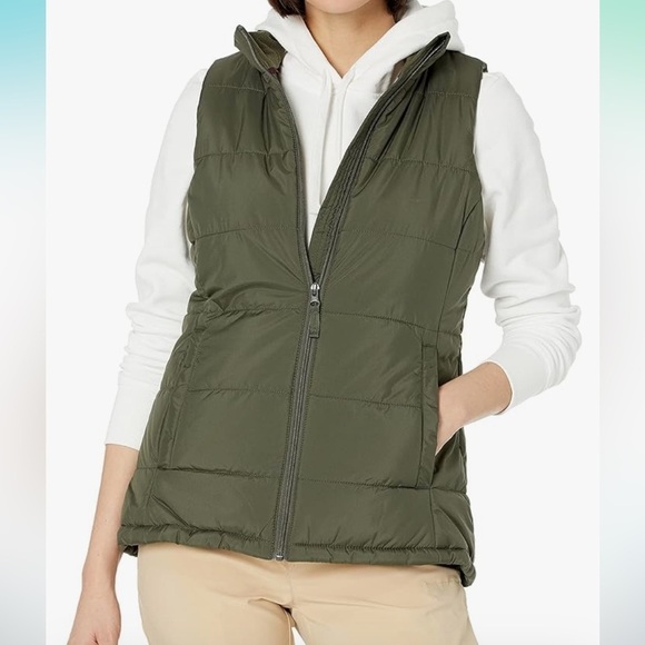 NWT Amazon Essentials Women's Mid-Weight Puffer Vest small - Picture 4 of 6